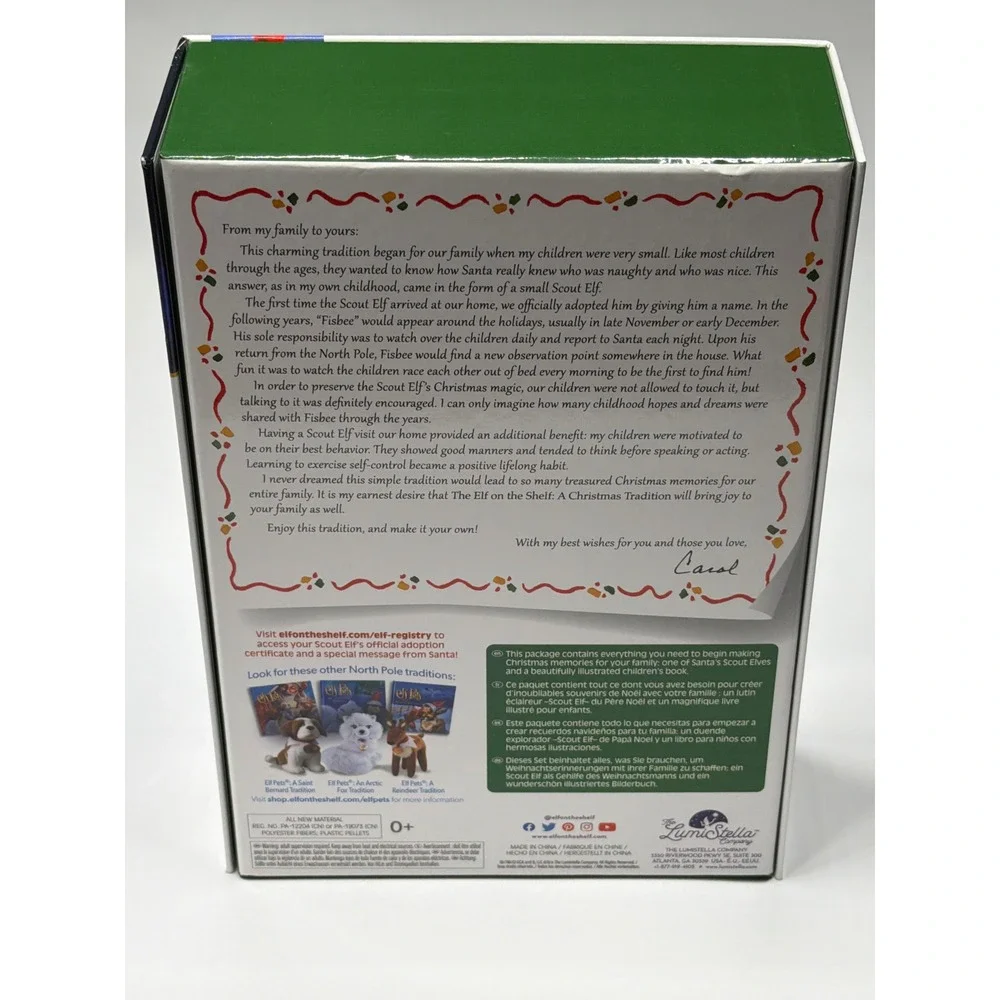 The Elf on the Shelf Christmas Tradition Boy Scout Elf Dark Skin Brown Eyes Book